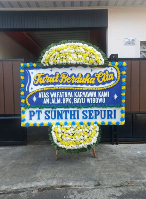 Papan Bunga Duka di Rimbo Pengadang